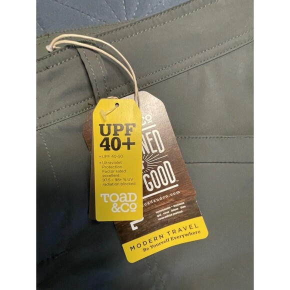 Toad & Co. Metrolite Hiking Short - Women's Size 10 Dark Graphite UPF 8” NWT - Picture 6 of 12